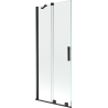 Mexen Velar 2-panel sliding bathtub screen 85 x 150 cm, transparent, black - 896-085-000-01-70