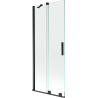 Mexen Velar 2-wing bathtub screen Sliding 85 x 150 cm, transparent, black - 896-085-000-01-70