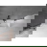 Mexen Velar 2-wing bathtub screen Sliding 85 x 150 cm, transparent, black - 896-085-000-01-70