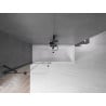 Mexen Velar 2-wing sliding shower screen 85 x 150 cm, transparent, black - 896-085-000-01-70