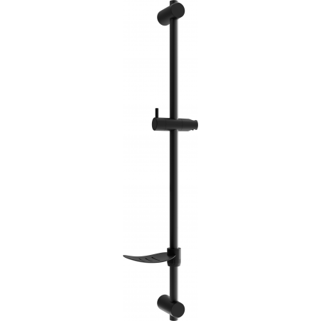 Mexen DF shower bar with a soap dish 80 cm, Black - 79382-70