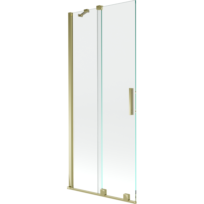 Mexen Velar 2-wing sliding bath screen 80 x 150 cm, transparent, gold - 896-080-000-01-50