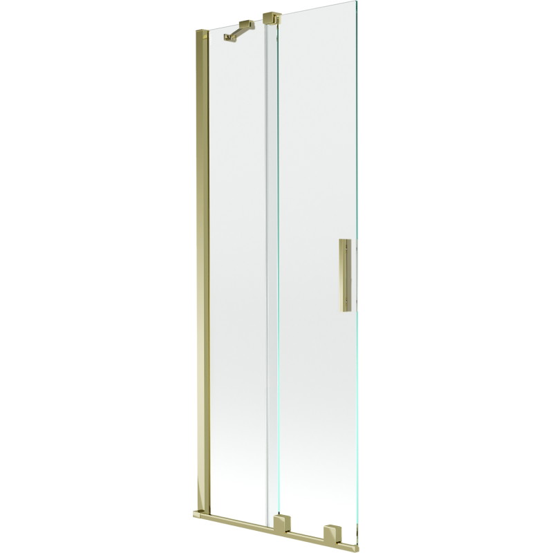 Mexen Velar 2-panel sliding bathtub screen 70 x 150 cm, transparent, gold - 896-070-000-01-50