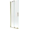 Mexen Velar 2-wing bathtub screen Sliding 70 x 150 cm, transparent, gold - 896-070-000-01-50