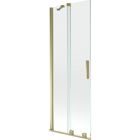 Mexen Velar 2-panel sliding bath screen 75 x 150 cm, transparent, gold - 896-075-000-01-50