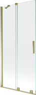 Mexen Velar 2-wing bathtub screen Sliding 90 x 150 cm, transparent, gold - 896-090-000-01-50