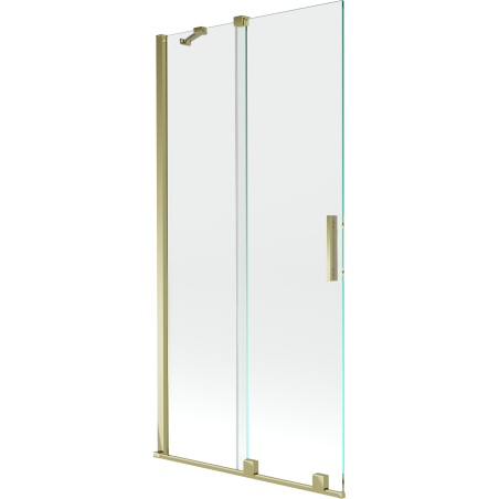 Mexen Velar 2-wing sliding bath screen 95 x 150 cm, transparent, gold - 896-095-000-01-50
