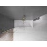 Mexen Velar 2-panel sliding bath screen 100 x 150 cm, transparent, gold - 896-100-000-01-50