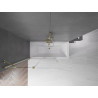 Mexen Velar 2-panel sliding bathtub screen 120 x 150 cm, transparent, gold - 896-120-000-01-50