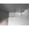 Mexen Velar bathtub screen 2-wing sliding 70 x 150 cm, transparent, gold brushed - 896-070-000-01-55