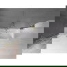 Mexen Velar 2-wing bathtub screen Sliding 75 x 150 cm, transparent, brushed gold - 896-075-000-01-55