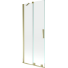 Mexen Velar 2-wing sliding bathtub screen 85 x 150 cm, transparent, brushed gold - 896-085-000-01-55