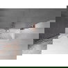 Mexen Velar 2-wing bathtub screen Sliding 75 x 150 cm, transparent, Rose gold - 896-075-000-01-60