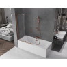 Mexen Velar 2-panel sliding bathtub screen 100 x 150 cm, transparent, rose gold - 896-100-000-01-60
