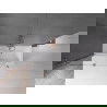 Mexen Velar 2-wing bathtub screen Sliding 140 x 150 cm, transparent, Rose gold - 896-140-000-01-60