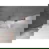 Mexen Velar 2-wing bathtub screen Sliding 100 x 150 cm, transparent, brushed copper - 896-100-000-01-65