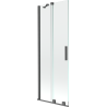Mexen Velar 2-wing bathtub screen Sliding 70 x 150 cm, transparent, brushed gun gray - 896-070-000-01-66