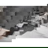 Mexen Velar 2-wing bathtub screen Sliding 70 x 150 cm, transparent, brushed gun gray - 896-070-000-01-66