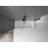 Mexen Velar 2-wing sliding bathtub screen 85 x 150 cm, transparent, brushed gun gray - 896-085-000-01-66