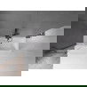 Mexen Velar 2-wing bathtub screen Sliding 95 x 150 cm, transparent, brushed gun gray - 896-095-000-01-66
