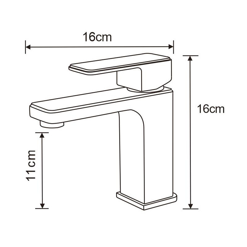 Mexen Cetus faucet, chrome - 744300-00