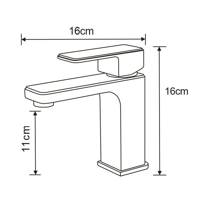 Mexen Cetus washbasin tap, chrome - 744300-00