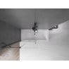 Mexen Velar 2-wing sliding bath screen 100 x 150 cm, transparent, brushed gun gray - 896-100-000-01-66
