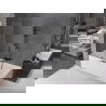 Mexen Velar 2-wing bathtub screen Sliding 110 x 150 cm, transparent, brushed gun gray - 896-110-000-01-66
