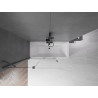 Mexen Velar 2-panel sliding bath screen 120 x 150 cm, transparent, brushed gun gray - 896-120-000-01-66