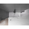 Mexen Velar 2-panel sliding bathtub screen 130 x 150 cm, transparent, brushed gun gray - 896-130-000-01-66
