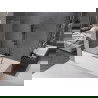 Mexen Velar 2-wing bathtub screen Sliding 140 x 150 cm, transparent, brushed gun gray - 896-140-000-01-66