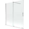 Mexen Velar 2-panel sliding bathtub screen 150 x 150 cm, transparent, chrome - 896-150-000-01-01
