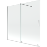 Mexen Velar bathtub screen 2-wing sliding 170 x 150 cm, transparent, chrome - 896-170-000-01-01