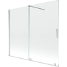 Mexen Velar 2-panel sliding bathtub screen 180 x 150 cm, transparent, chrome - 896-180-000-01-01
