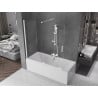Mexen Velar 2-wing sliding shower screen 160 x 150 cm, transparent, white - 896-160-000-01-20