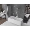 Mexen Velar 2-panel sliding bath screen 170 x 150 cm, transparent, white - 896-170-000-01-20