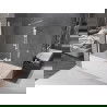Mexen Velar 2-wing bathtub screen Sliding 170 x 150 cm, transparent, white - 896-170-000-01-20