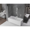Mexen Velar 2-wing Sliding Bathtub Screen 180 x 150 cm, Transparent, White - 896-180-000-01-20