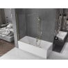 Mexen Velar 2-wing sliding bath screen 150 x 150 cm, transparent, gold - 896-150-000-01-50