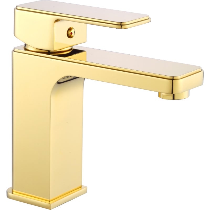Mexen Cetus washbasin tap, gold - 744300-50