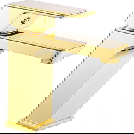 Mexen Cetus washbasin mixer tap, Gold - 744300-50
