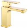 Mexen Cetus washbasin tap, gold - 744300-50