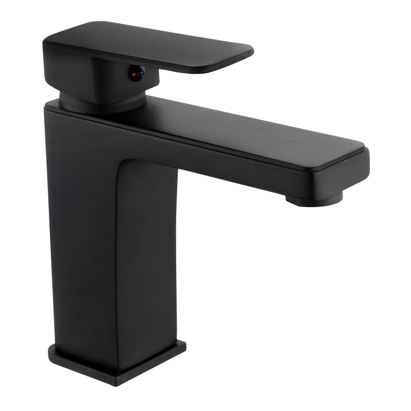 Mexen Cetus washbasin faucet, black - 744300-70