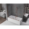Mexen Velar 2-panel sliding bathtub screen 170 x 150 cm, transparent, rose gold - 896-170-000-01-60