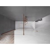 Mexen Velar 2-panel sliding bathtub screen 170 x 150 cm, transparent, rose gold - 896-170-000-01-60