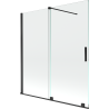 Mexen Velar 2-panel sliding shower screen 150 x 150 cm, transparent, black - 896-150-000-01-70