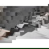 Mexen Velar 2-wing bathtub screen Sliding 150 x 150 cm, transparent, brushed gun gray - 896-150-000-01-66