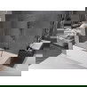 Mexen Velar 2-wing bathtub screen Sliding 150 x 150 cm, transparent, brushed gun gray - 896-150-000-01-66