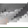 Mexen Velar 2-wing bathtub screen Sliding 150 x 150 cm, transparent, brushed gun gray - 896-150-000-01-66