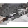 Mexen Velar 2-wing bathtub screen Sliding 150 x 160 cm, transparent, brushed gun gray - 896-160-000-01-66